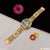 1 Gram Gold Plated with Diamond Extraordinary Design Watch for Men - Style A031