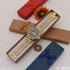 1 Gram Gold Plated with Diamond Extraordinary Design Watch for Men - Style A035