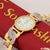 1 Gram Gold Plated with Diamond Sophisticated Design Watch for Men - Style A040