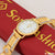1 Gram Gold Plated with Diamond Prominent Design Watch for Men - Style A046