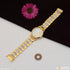 1 Gram Gold Plated Lion with Diamond Gorgeous Design Watch for Men - Style A052