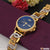 1 Gram Gold Plated with Diamond Amazing Design Watch for Men - Style A055