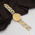 1 Gram Gold Plated with Diamond Delicate Design Watch for Men - Style A062