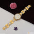 1 Gram Gold Plated with Diamond Popular Design Watch for Men - Style A065