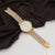 1 Gram Gold Plated with Diamond Excellent Design Watch for Men - Style A079