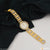 1 Gram Gold Plated with Diamond Fancy Design Watch for Ladies - Style A088