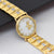 1 Gram Gold Plated with Diamond Gorgeous Design Watch for Men - Style A100
