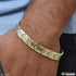With Magnet Sophisticated Design Long-Lasting Quality Golden & Silver Color Bracelet - Style A977