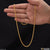Antique Design Etched High-quality Gold Plated Chain For