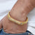 Gold bracelet with diamonds - Arrow with Diamond Latest Design High-Quality Gold Plated Kada for Men