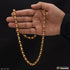Artisanal Design Etched Design High-Quality Gold Plated Mala for Men - Style A281