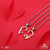 Attractive Heart With Diamond Locket 2 Chain For Gift
