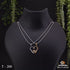 Attractive Heart with Diamond Locket with 2 Chain for Gift Stainless Steel Pendant Set - Style A025