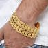 Bahubali High-quality Eye-catching Design Gold Plated Bracelet For Men - Style C916