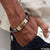 Best Quality Silver and Golden Color Bracelet For Men - Style B175