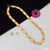 Nawabi Chic Design Gold Plated Necklace with Flower and Beads