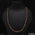 Black chic design superior quality gold plated rudraksha
