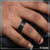 Black delicate design superior quality sparkling ring for