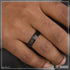 Black Glittering Design Superior Quality Graceful Design Ring For Men - Style B271