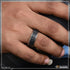Black & Silver Attention-getting Design High Quality Ring For Men - Style B225