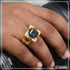 Blue Stone Eiffel Tower Stylish Design Best Quality Gold Plated Ring - Style A826
