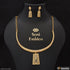 Casual Design with Diamond Designer Gold Plated Necklace Set for Women - Style A420