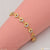 Charming Design With Diamond Funky Gold Plated Bracelet For