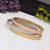 Chokdi Antique Design Stainless Steel Bangles - Rose Gold & Silver