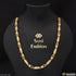 Cool Design with Diamond Prominent Design Gold Plated Chain for Men - Style C739