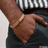 Cool Design Superior Quality With Diamond Gold Plated Kada For Men - Style A497