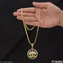 Sai Dainty Design Best Quality Gold Plated Chain Pendant Combo for Men (CP-C966-A944)