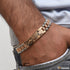 Dainty Design Best Quality Silver & Rose Gold Color Bracelet for Men - Style C120