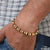 Designer design best quality gold plated rudraksha bracelet