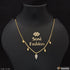 Designer with Diamond Charming Design Gold Plated Necklace for Ladies - Style A285