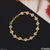 Designer With Diamond Funky Design Gold Plated Bracelet For