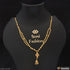 Designer With Diamond Stunning Design Gold Plated Necklace For Ladies - Style A319