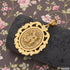 Om With Diamond Fancy Design High-quality Gold Plated Pendant For Men - Style B702