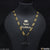 Gold chain with black cross pendant, Dumbbell On Hand Attention-Getting Design Chain Pendant Combo for Men (CP-B692-B380)