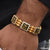1 Gram Gold Forming Ganpati with Diamond Sophisticated Design Bracelet - Style B933
