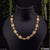 Gold heart necklace with diamonds for men - Elegant Statement Necklace Chain A560, stylish oval design.