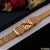 Emboss Jaguar with Diamond lines Gold Plated Stainless Steel Bracelet - Style A934