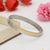 ’Men’s stainless steel bracelet with gold plated band from End Less Love - Style A912’