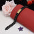 Etched design high-quality black & golden color bracelet for