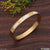 Etched Design High-quality With Diamond Golden Color Kada