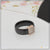 Exceptional design with diamond funky black color ring for