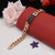 Exceptional design high-quality black & rose gold bracelet