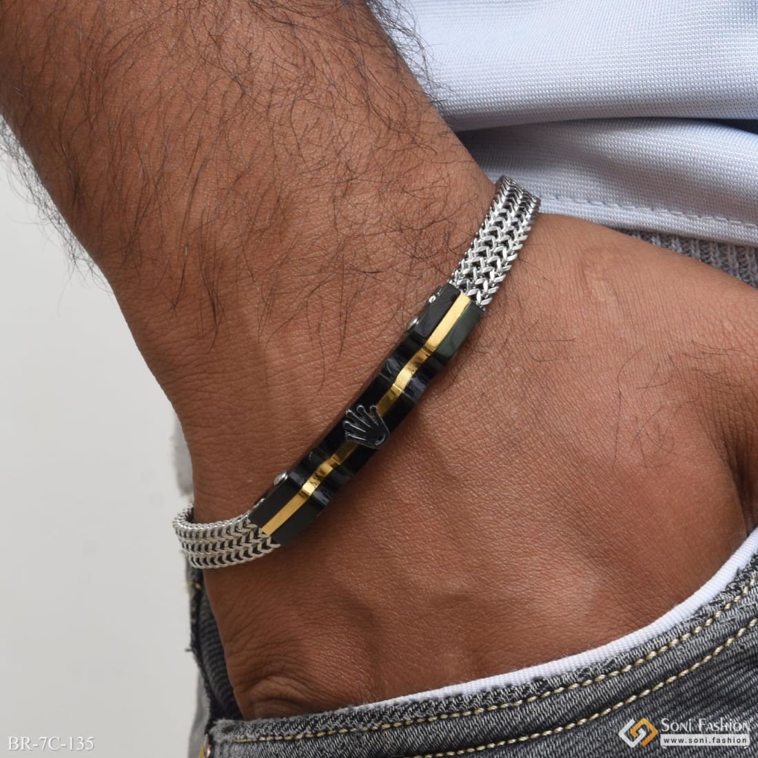 Mens 925 Sterling Silver curb bracelet franco cuban miami rope charm fancy  swag Curb link bracelet