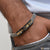 Fashionable design golden black & silver color bracelet for