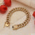 Fashionable Design With Diamond Golden Color Stainless