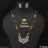 Fashionable Finely Detailed Gold Plated Mangalsutra Set for Women - Style A386